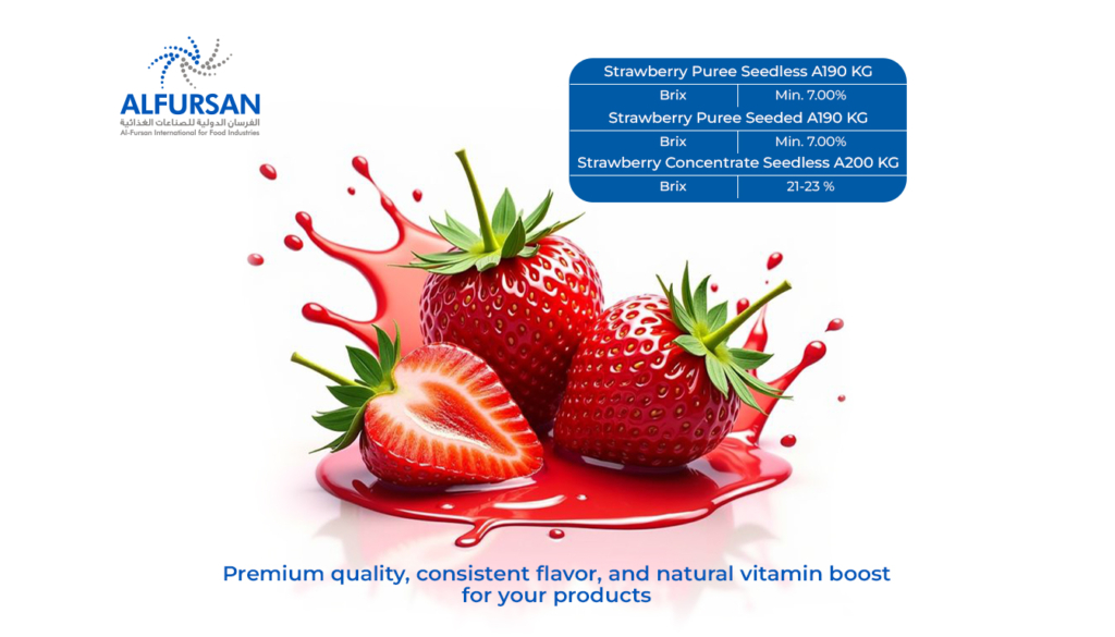 Strawberry Puree Manufacturer in Egypt
