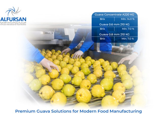 Guava Puree Manufacturer in Egypt – Trusted 14° Brix Aseptic Supply | Al Fursan International