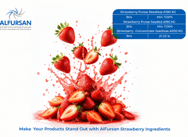 Leading Strawberry Puree Manufacturer in Egypt: Proven Supply for Juice, Dairy & Bakery Formulation (7%+ Brix)